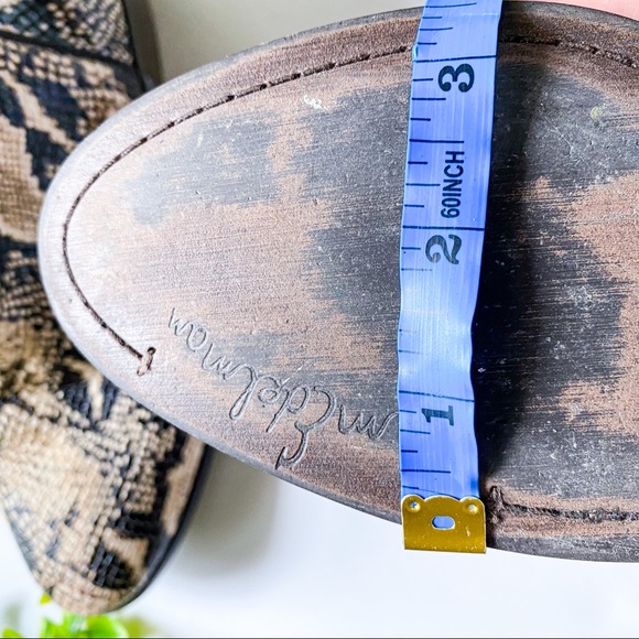 Sam Edelman PETTY Snake Skin Ankle Boots Sz 8.5 - Picture 8 of 8